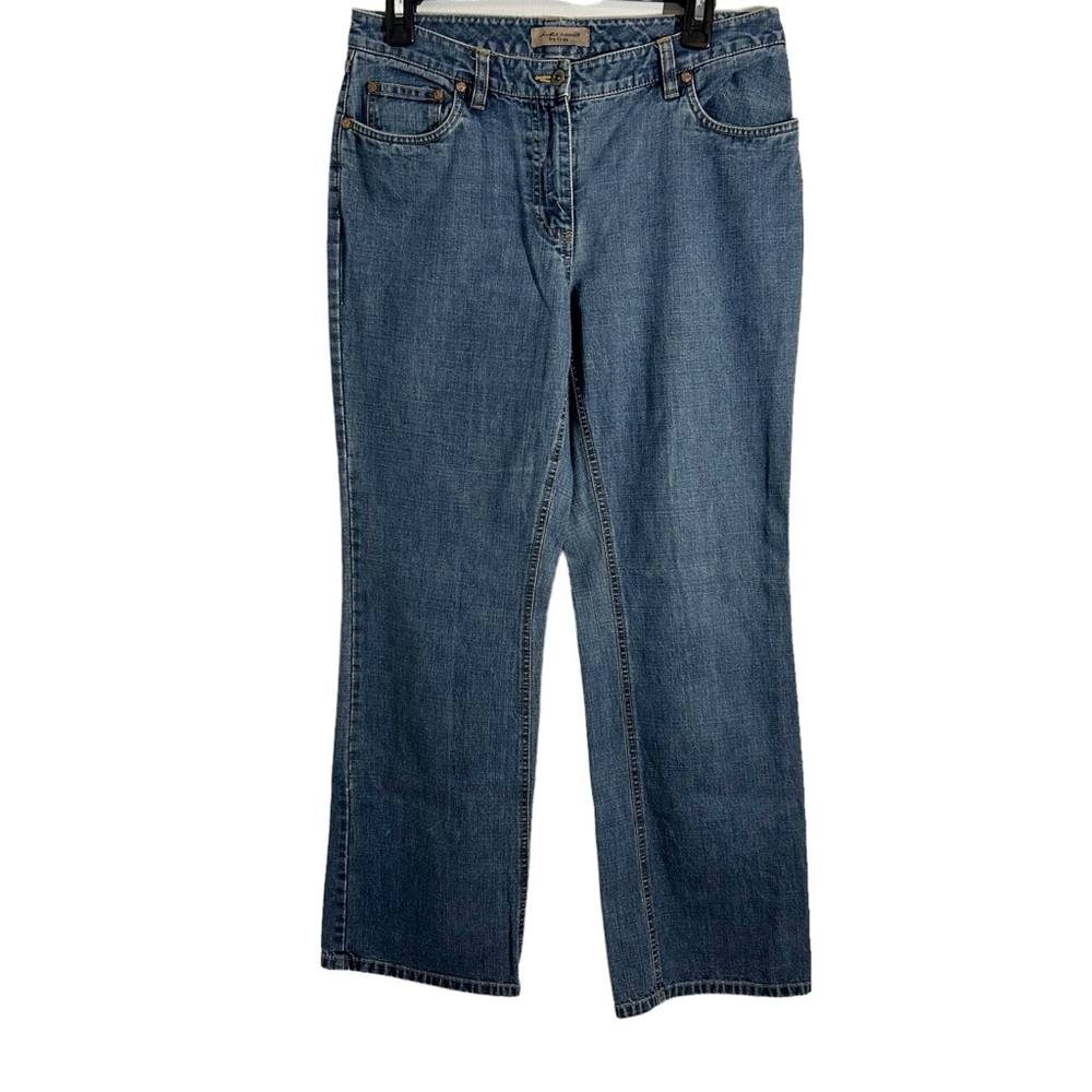 I.E. Women’s Petite Relaxed Blue Bootcut Jeans, Petite Size 8P - Picture 1 of 11